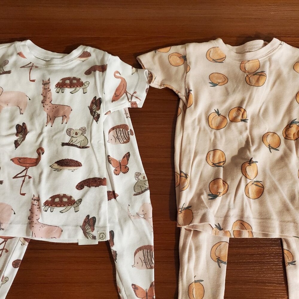 Lot of 2 - Little Planet by Carter's Baby Pajamas 24M